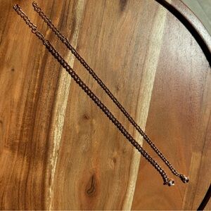 Rose Gold Plated Anklet Set